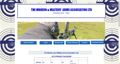 Desktop Screenshot of modernandmilitaryarmsassociationltd.com