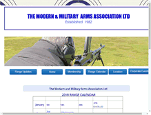 Tablet Screenshot of modernandmilitaryarmsassociationltd.com